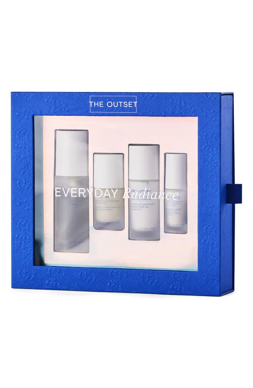 Shop The Outset Everyday Radiance Gift Set (limited Edition) $165 Value In Blue