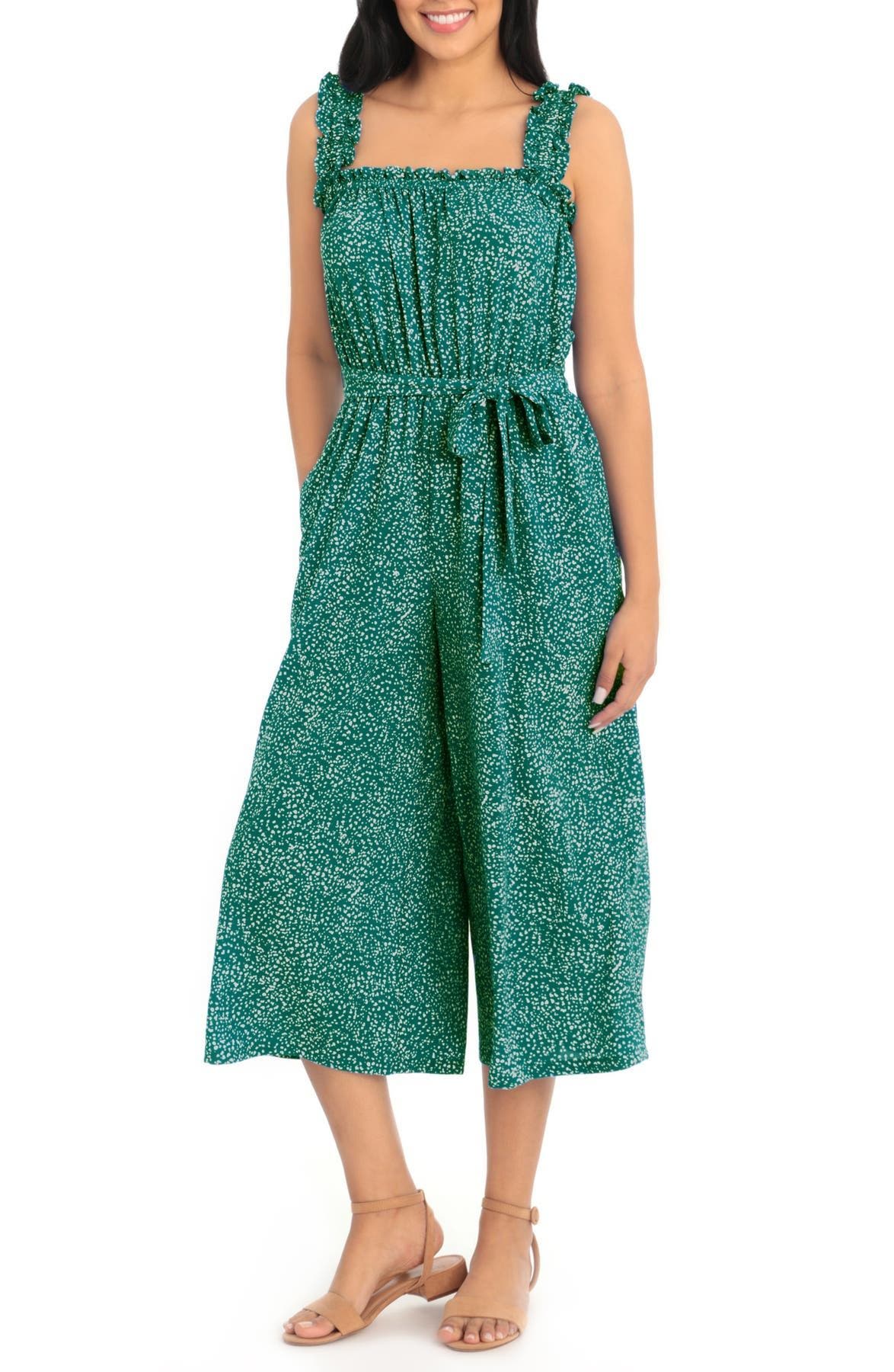 london times cropped jumpsuit