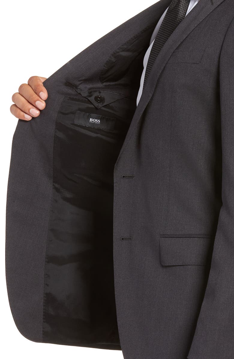 BOSS Genius Trim Fit Solid Wool Suit | Nordstrom