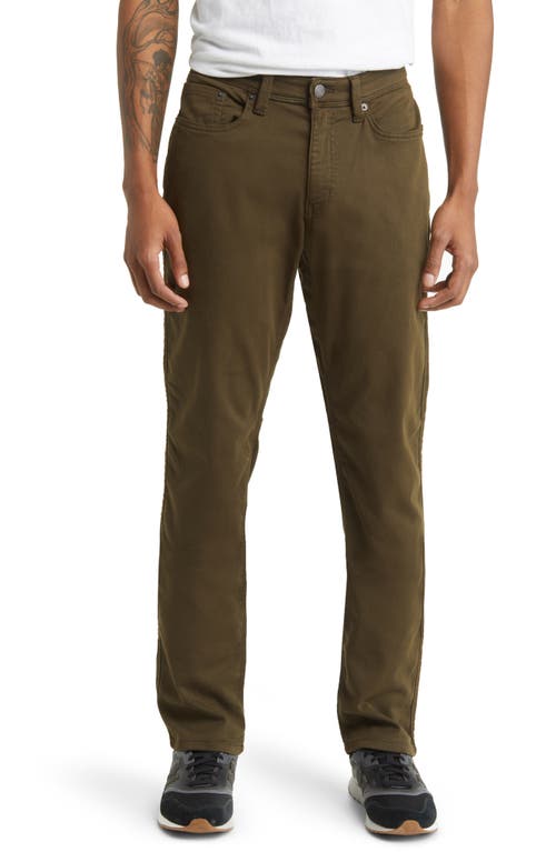 DUER No Sweat Relaxed Tapered Performance Pants in Army