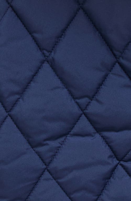 Polo Ralph Lauren Kids' Quilted Hooded Barn Jacket In Newport Navy