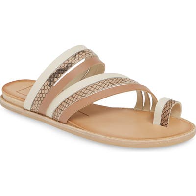 Dolce Vita Nelly Slide Sandal, White