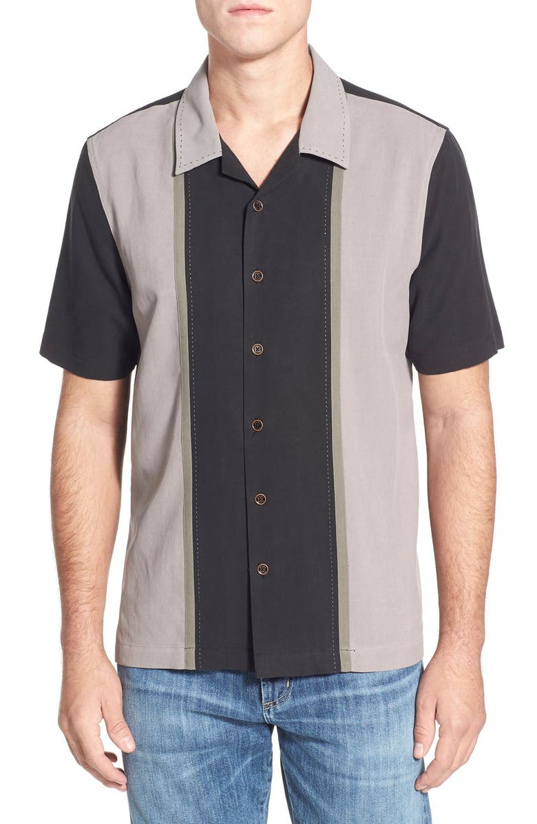 Nat Nast 'Arbus' Regular Fit Short Sleeve Silk Sport Shirt | Nordstrom