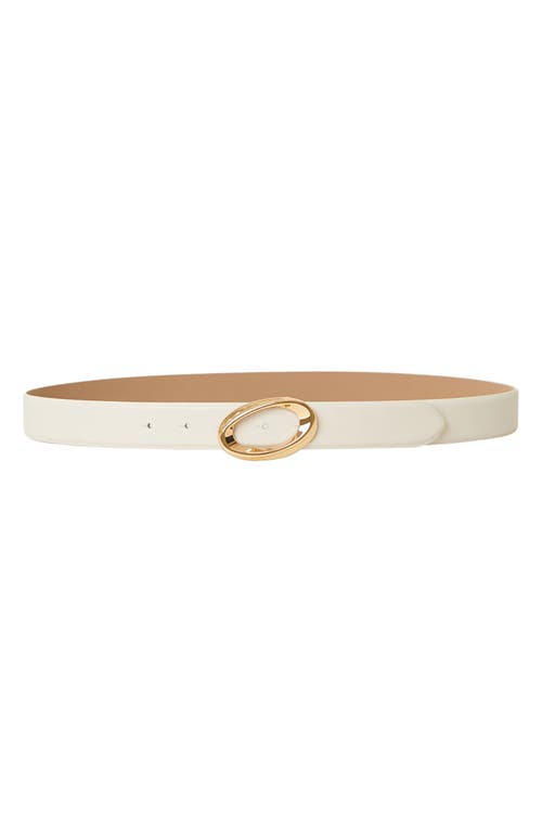B-low The Belt Gracie Leather Belt In Gesso Gold