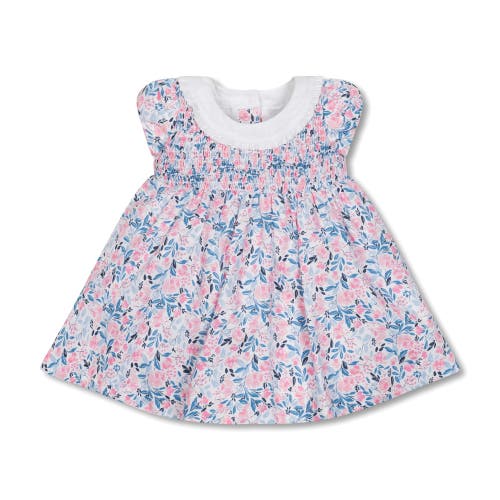 Hope & Henry Baby Linen Ruffle Collar Dress, Infant In English Floral