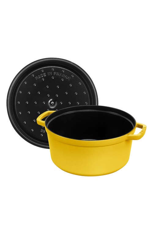 STAUB STAUB 7-QUART ENAMELED CAST IRON DUTCH OVEN 