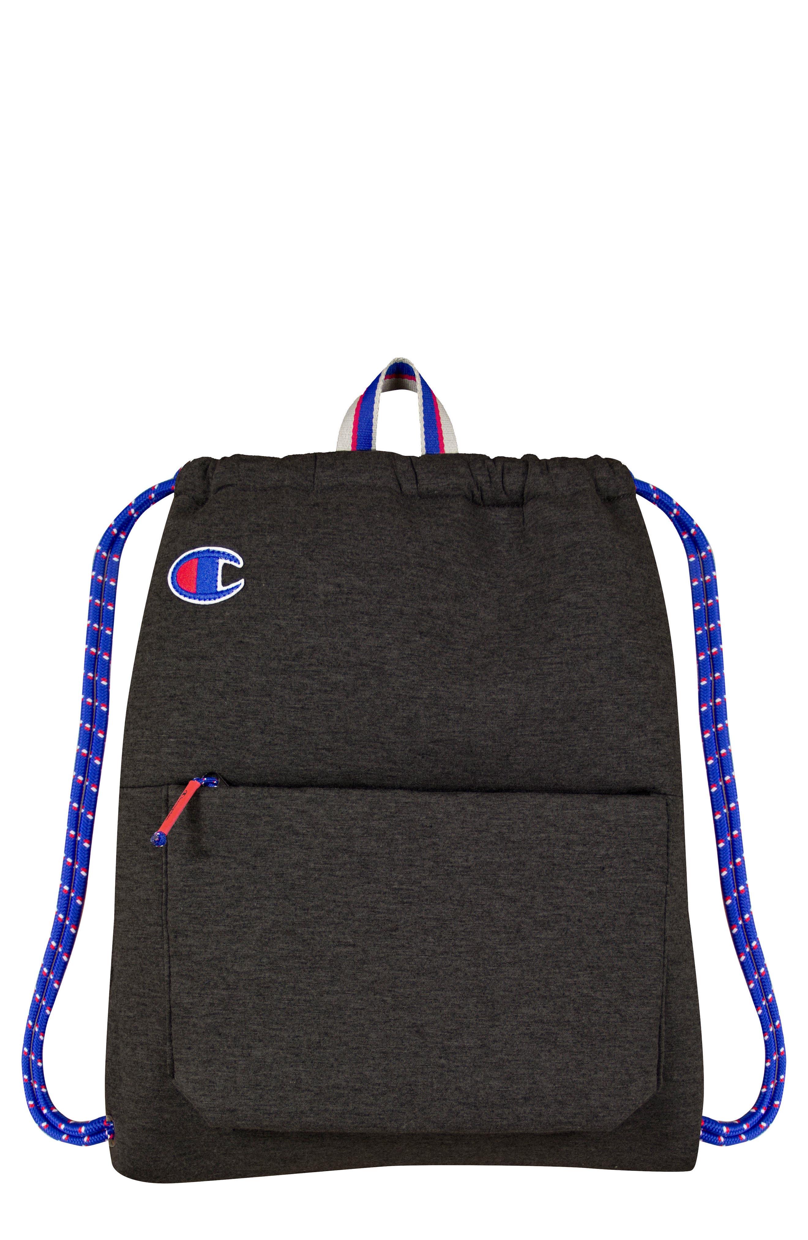 champion logo cinch backpack