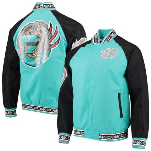 Men's Starter Aqua Miami Dolphins Retro The Diamond Full-Snap Jacket