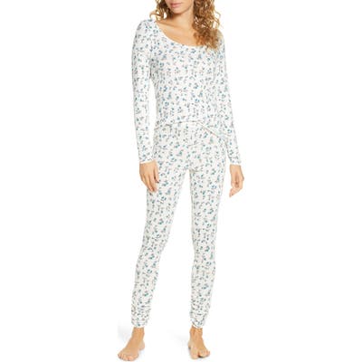 Bp. Hacci Fitted Pajamas, Ivory