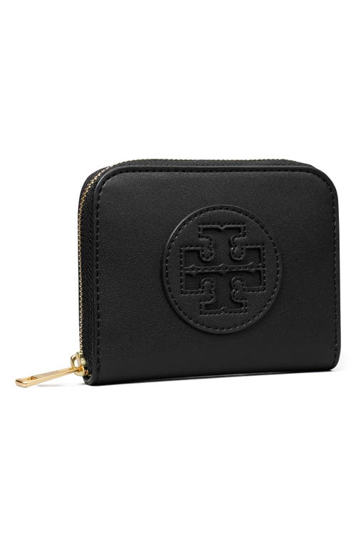 Shop Tory Burch Small Ella Bio Zip Wallet In Black