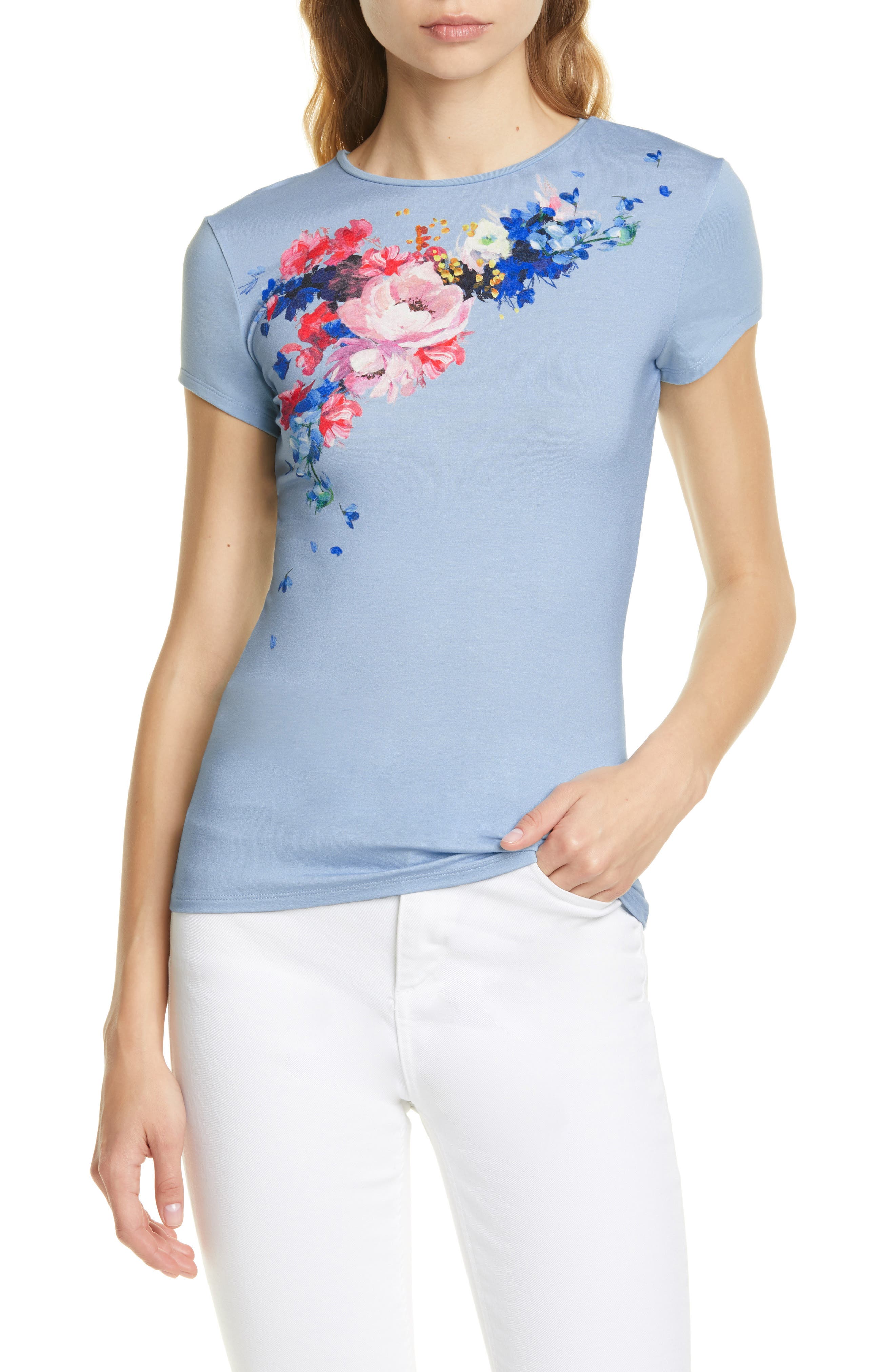 ted baker floral tee