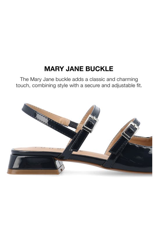 Shop Journee Collection Gretchenn Slingback Mary Jane Pump In Navy