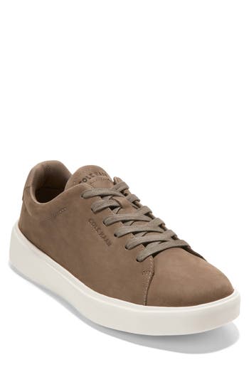 Cole Haan Grand Crosscourt Traveler Sneaker In Truffle Nbk/ivory