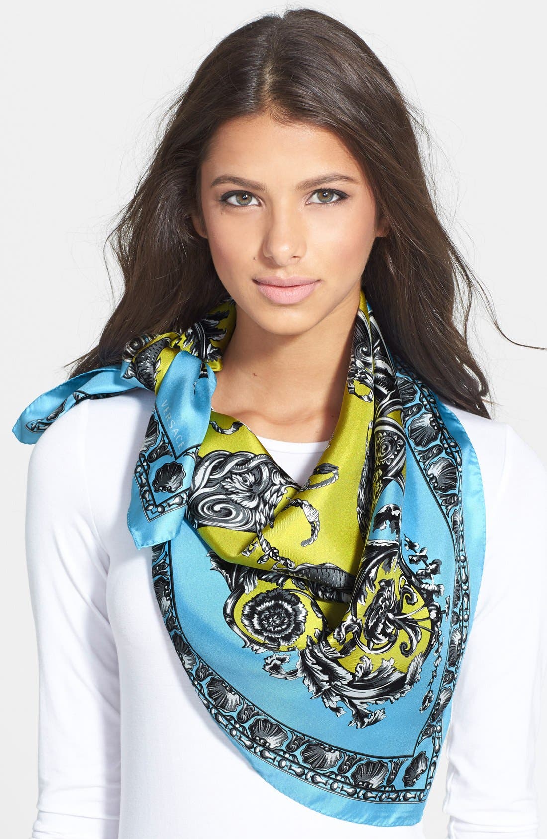 Versace Silk Foulard Scarf Nordstrom