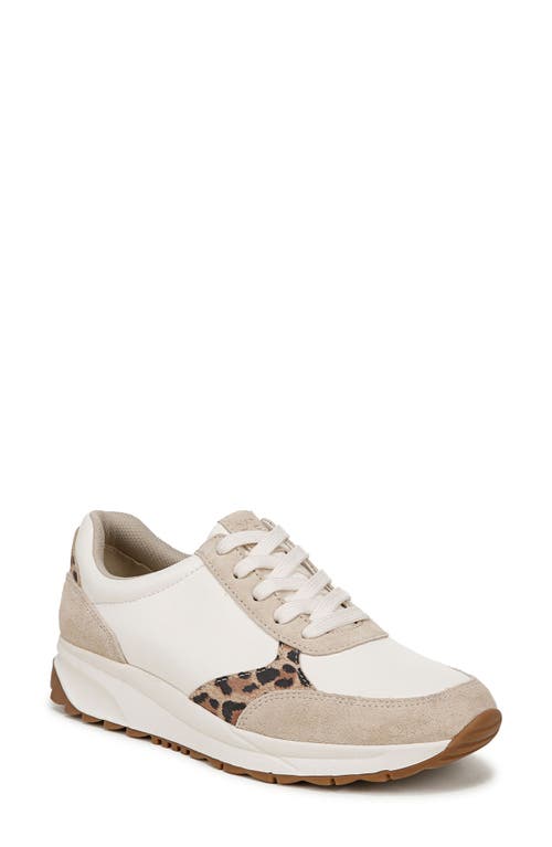 Naturalizer Shay Sneaker In Warm White/leopard