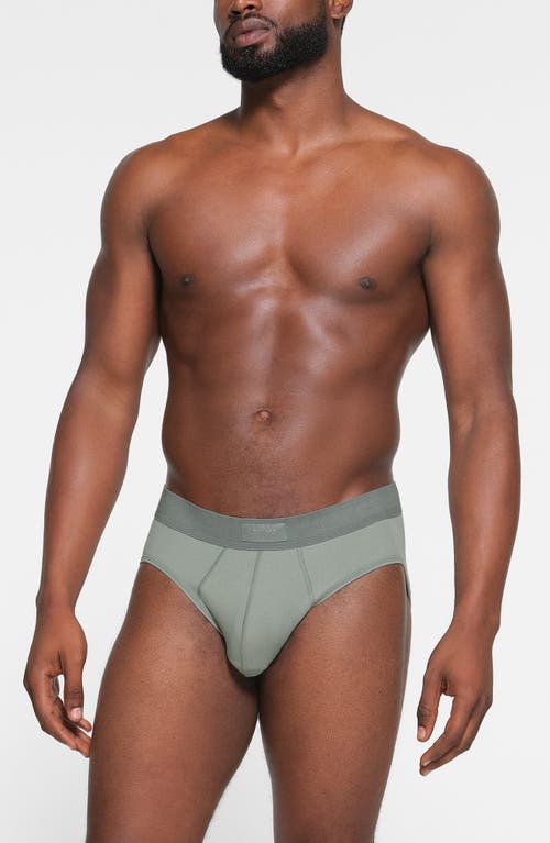 Shop Skims 3-pack Cotton & Modal Blend Briefs In Mineral Multi