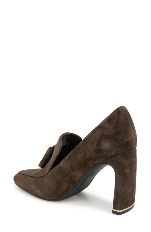 Kenneth Cole Nova Pump In Chocolate Suede