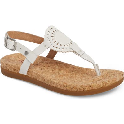 Ugg Ayden Ii T-Strap Sandal, White