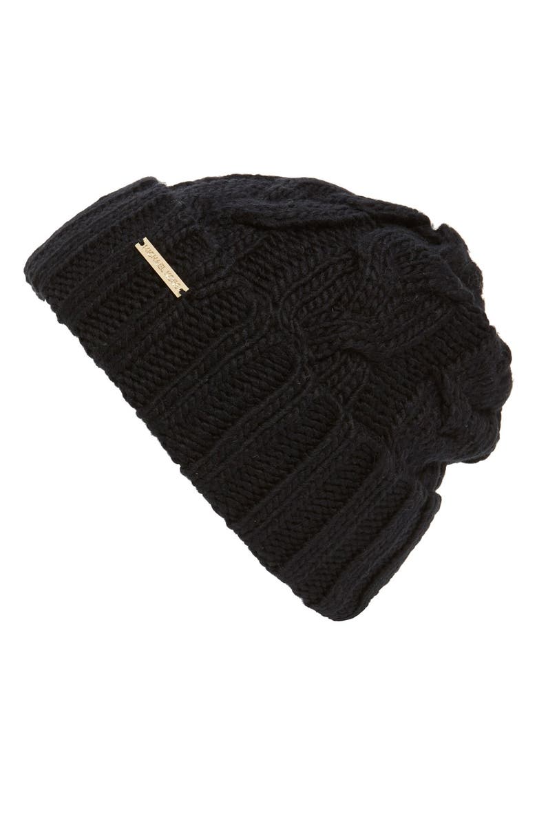 MICHAEL Michael Kors Cable Knit Cuff Beanie | Nordstrom