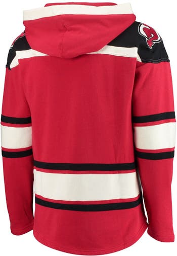 New Jersey Devils '47 Superior Lacer Pullover Hoodie - Red