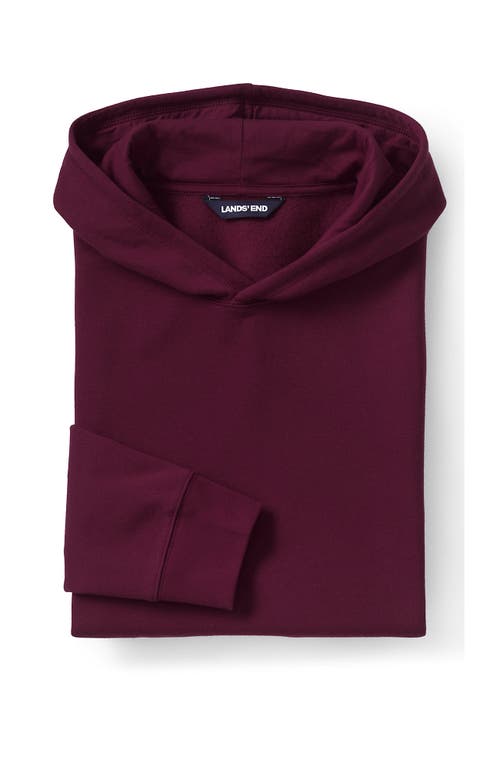 Lands' End School Uniform Adult Hooded Pullover Sweatshirt In Burgundy