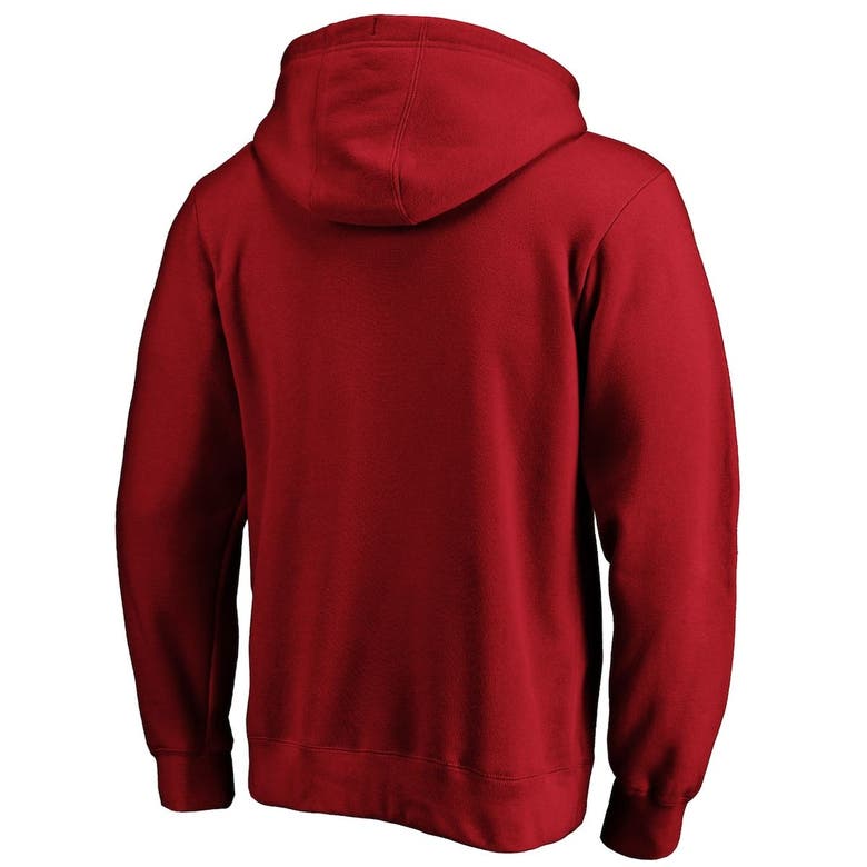 Fanatics Branded Red Tampa Bay Buccaneers Big And Tall Team Logo Lockup Pullover  Hoodie for Men