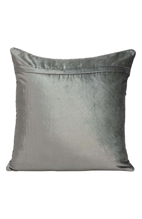 Parkland Collection Eris Square Throw Pillow In Gray