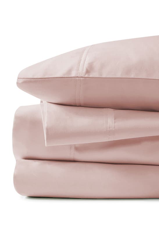 Shop Eucalypso Tencel® Lyocell Classic Sheet Set In Whisper Pink
