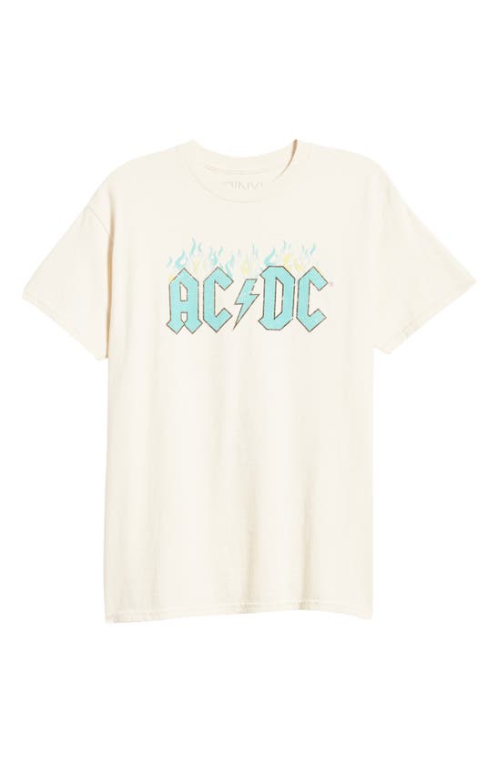 Shop Vinyl Icons Ac/dc Graphic T-shirt In Natural