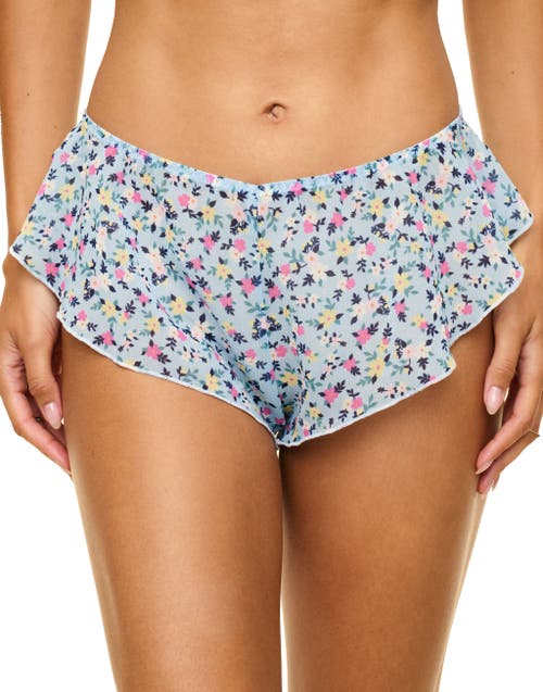 Shop Adore Me Graciela Cheeky Panties In Floral Blue