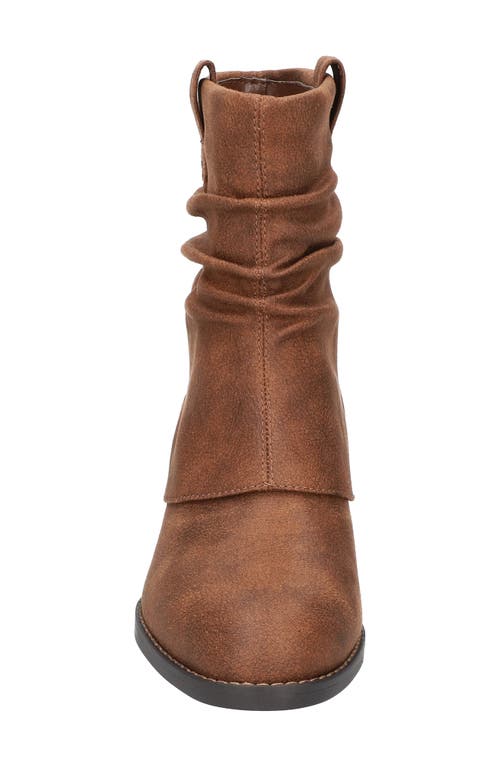 Bella Vita Women's Twyla Slouch Block Heel Ankle Boots In Tan