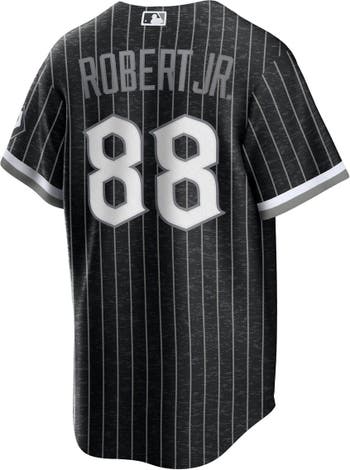 Youth Nike Luis Robert Black Chicago White Sox City Connect Name & Number  T-Shirt