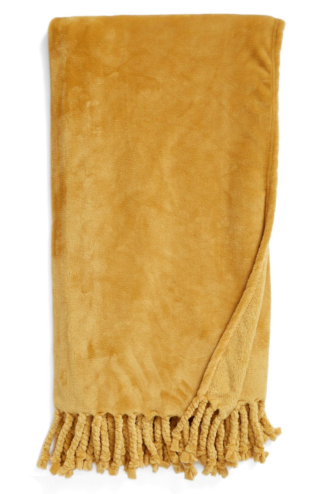 NORDSTROM AT HOME,
                            Kennebunk Bliss Plush Throw,
                            Main thumbnail 554, color,
                            705