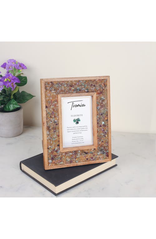 Tiramisu Gemstone Picture Frame In Beige Multi
