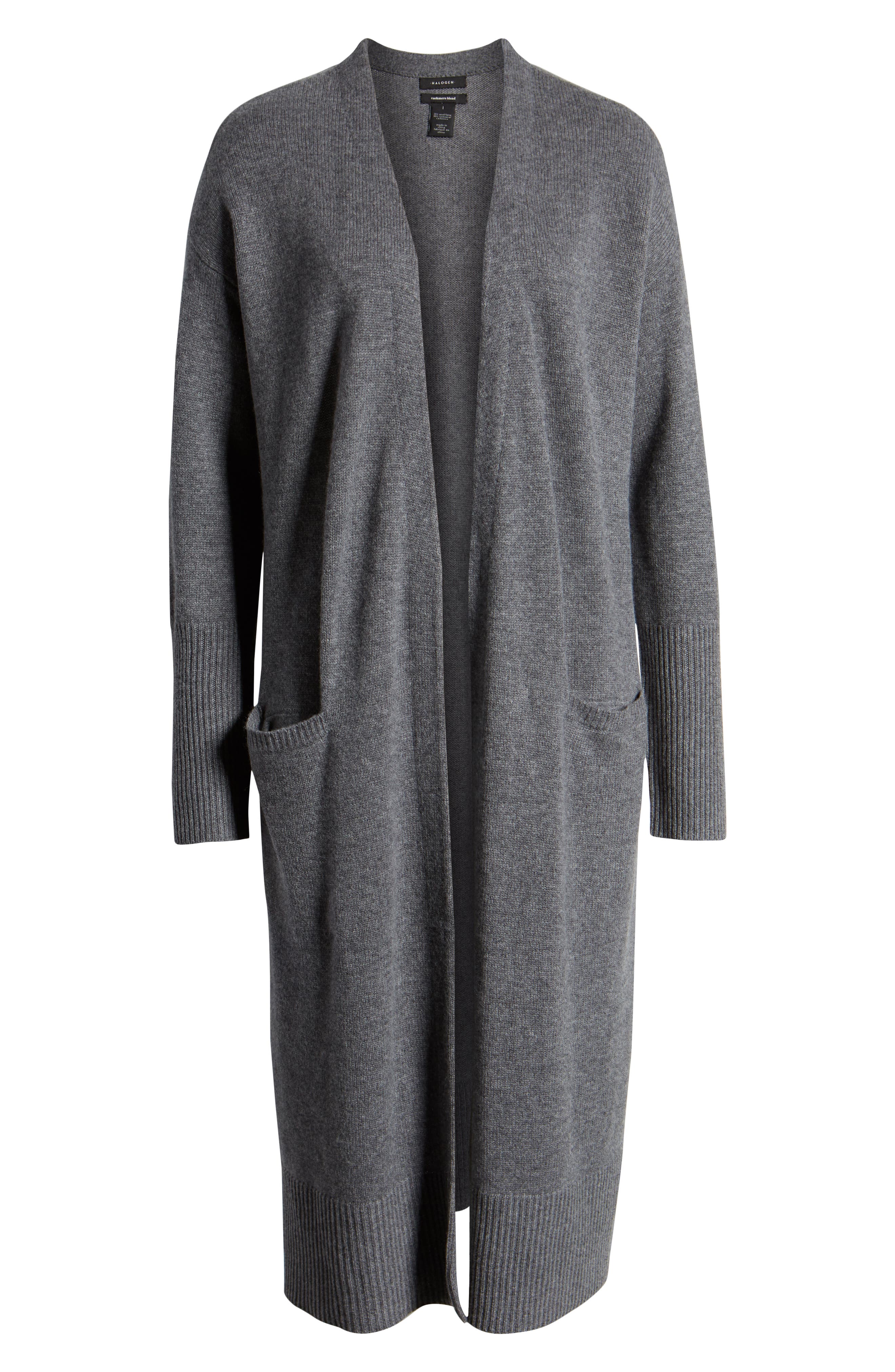 halogen wool & cashmere long cardigan