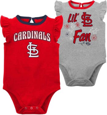 St. Louis Cardinals Infant Little Fan Two-Pack Bodysuit Set - Red