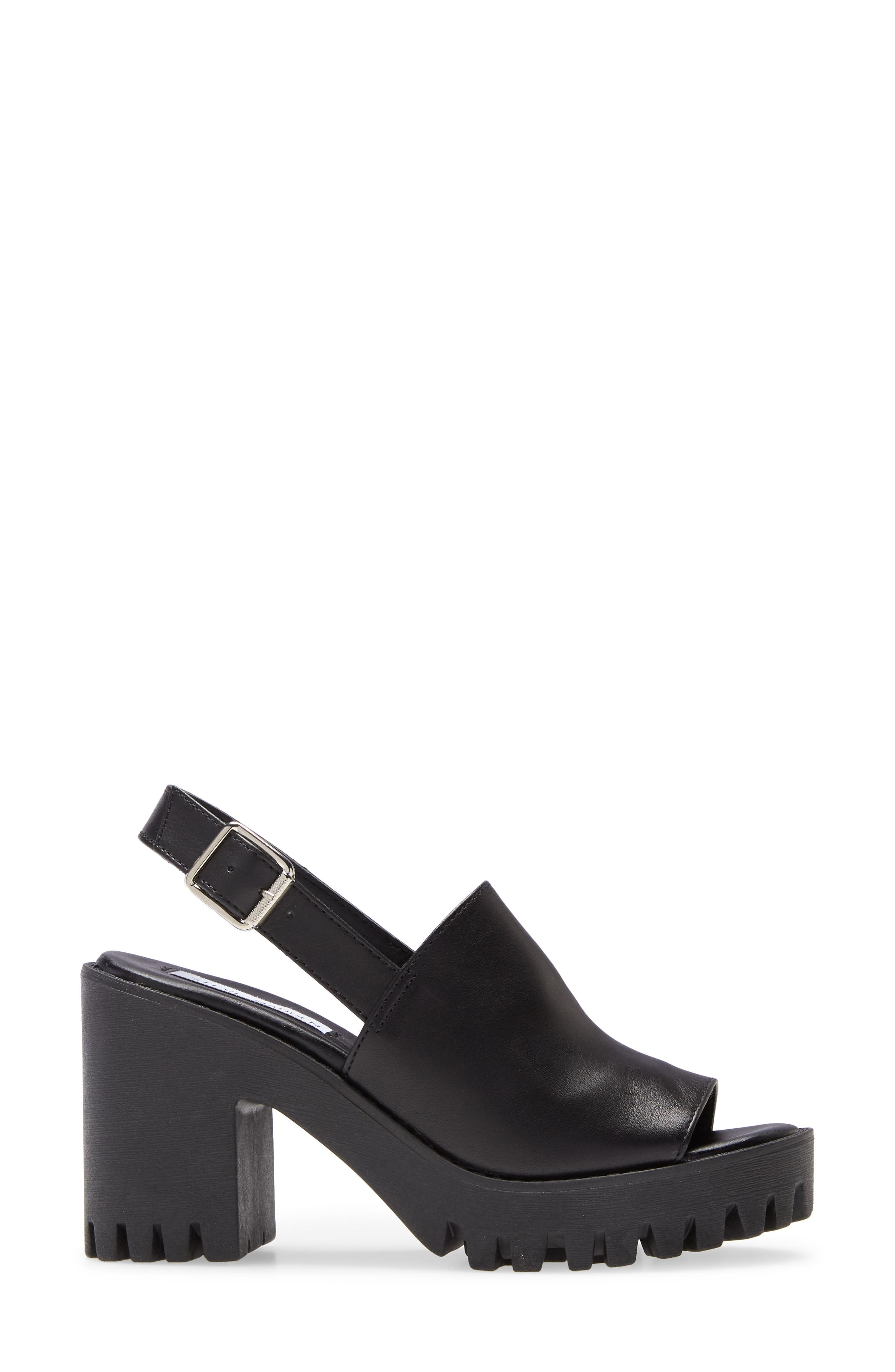 slingback block heel sandal