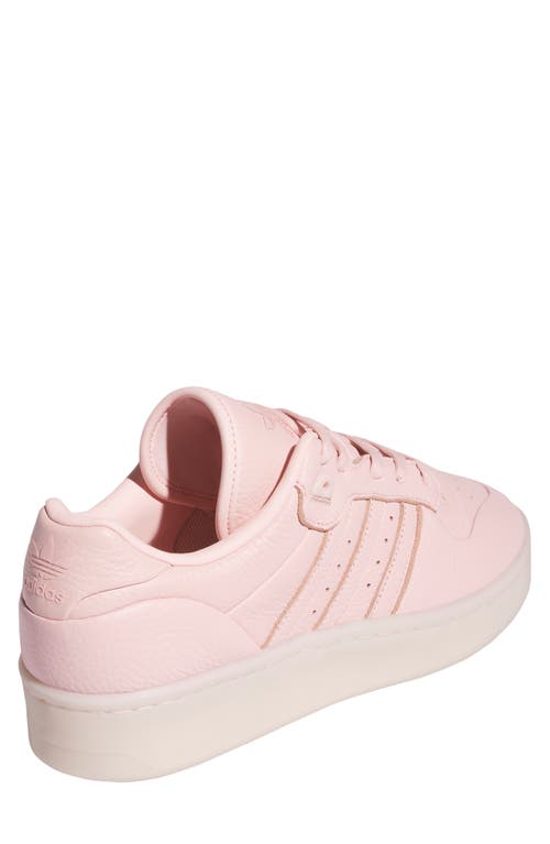 Shop Adidas Originals Adidas Rivalry Lux Low Top Basketball Sneaker In Pink/ivory/sandy Pink