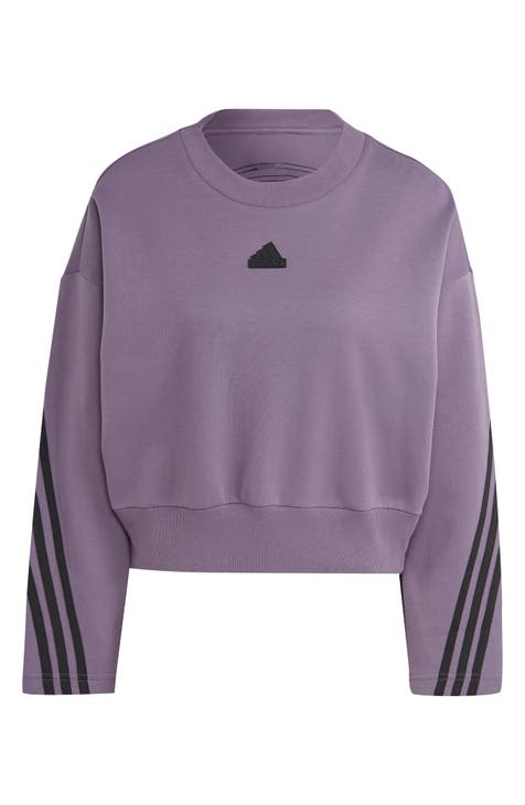 Future Icon Oversize 3-Stripes Crewneck Sweatshirt