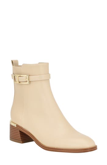 Calvin Klein Jallis Boot In Ivory