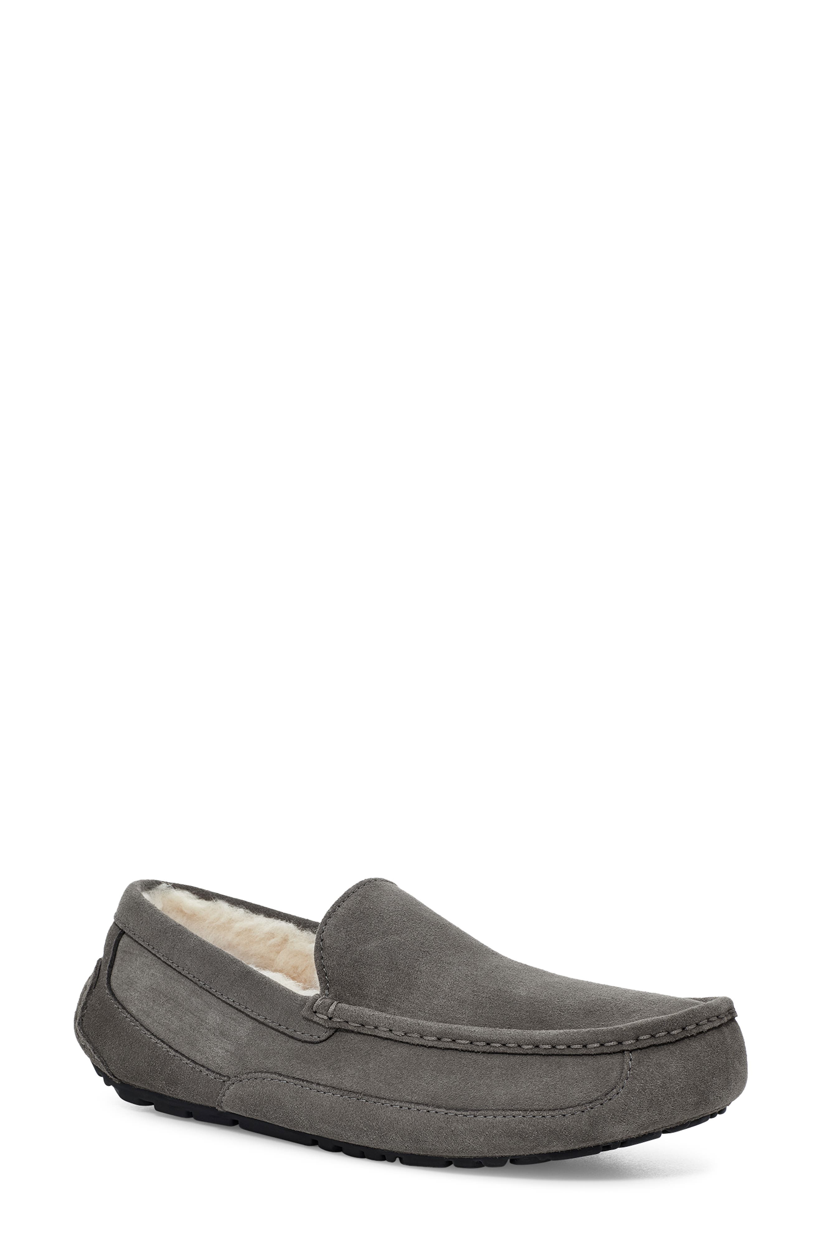 gray ugg slippers