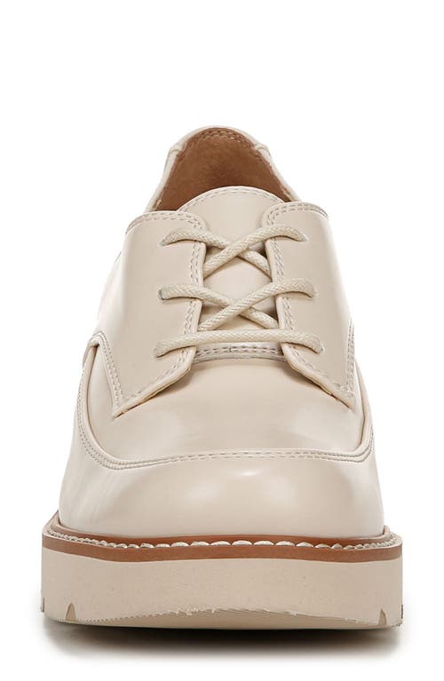 Shop Naturalizer Darry Lace-up Derby In Porcelain Faux Leather