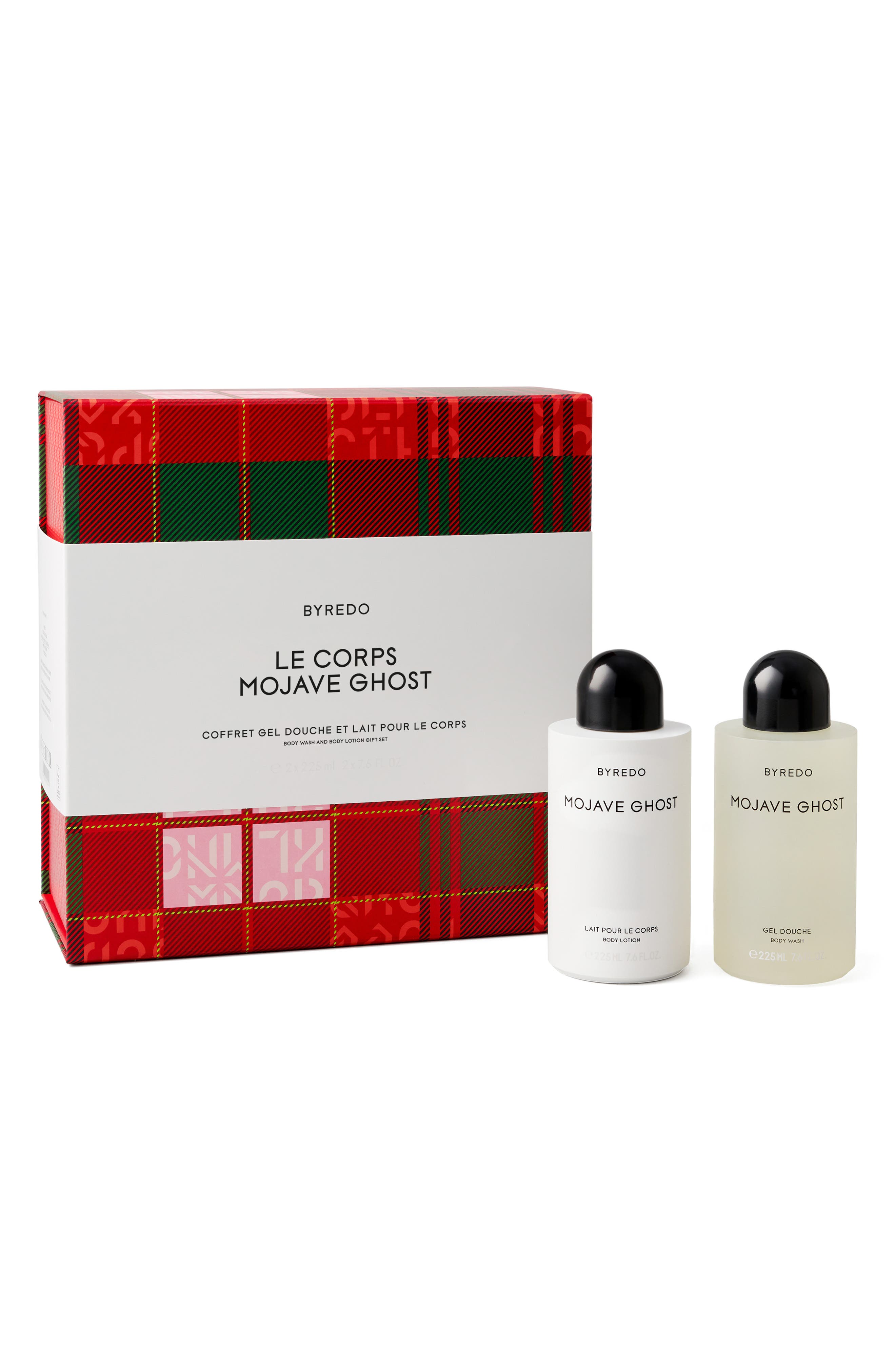 BYREDO Le Corps Mojave Ghost Body Wash & Body Lotion Gift Set $130 Value 