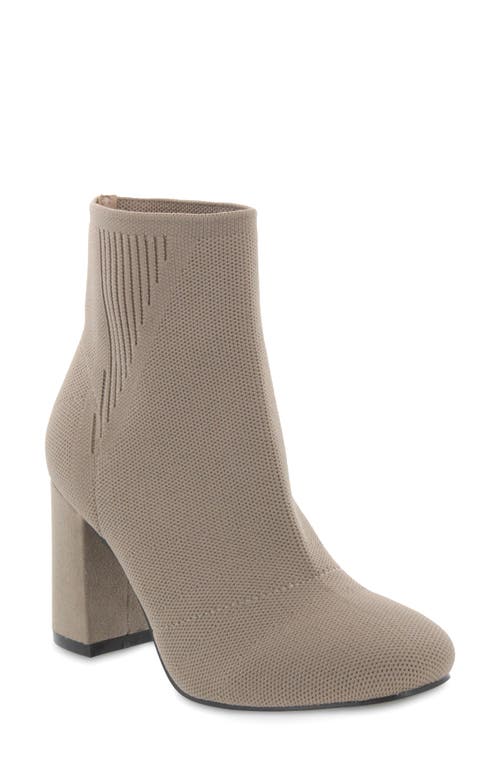 MIA Braxton Block Heel Bootie Dark Sand at Nordstrom,