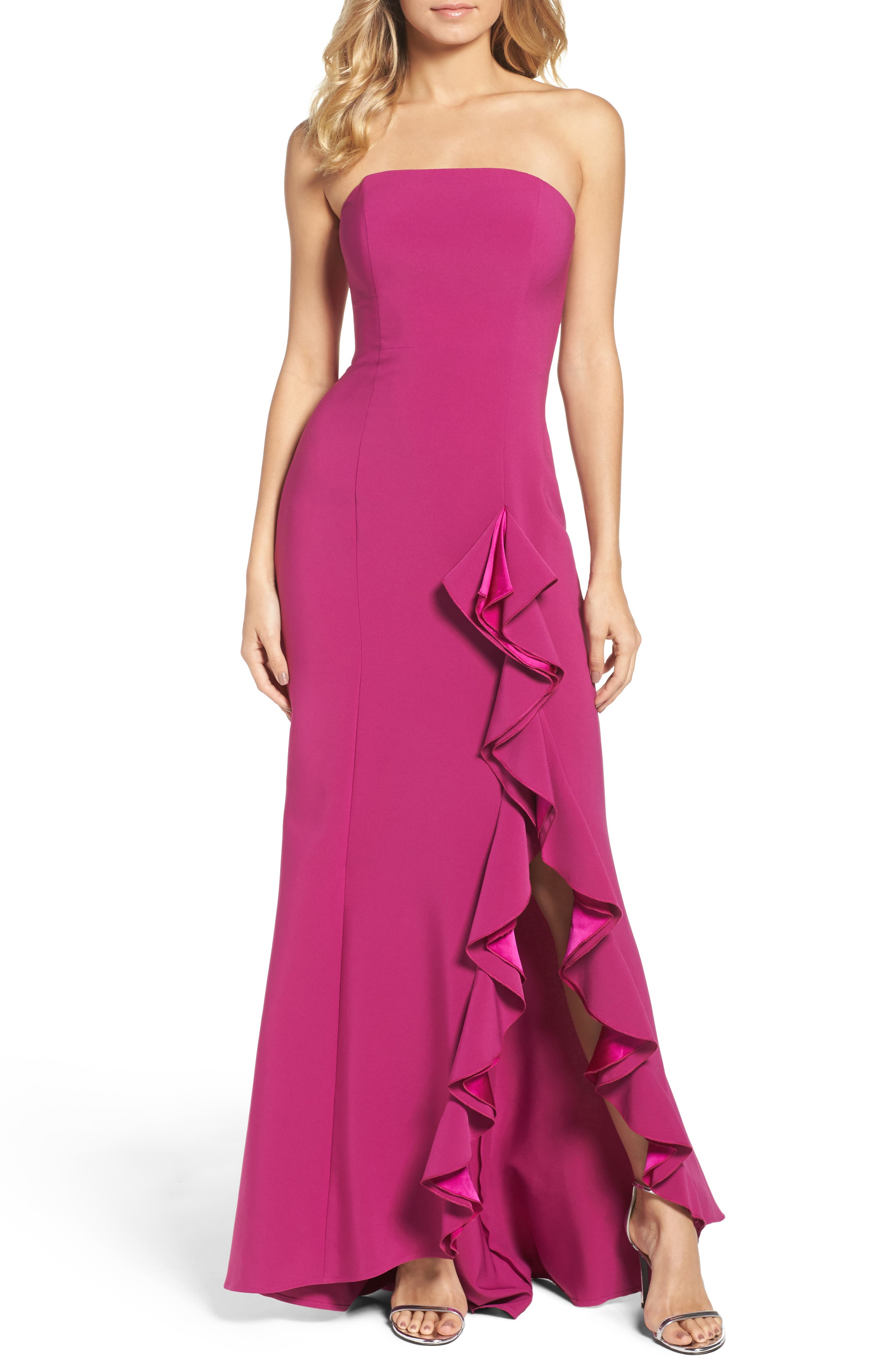Maria Bianca Nero Cascading Gown | Nordstrom