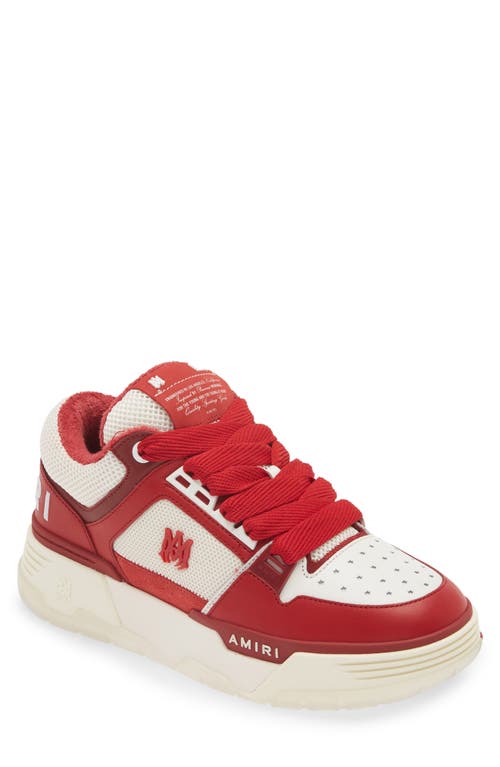 Amiri Ma-1 Platform Sneaker In Alabaster Red