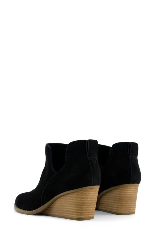 Shop Toms Gwen Wedge Bootie In Black