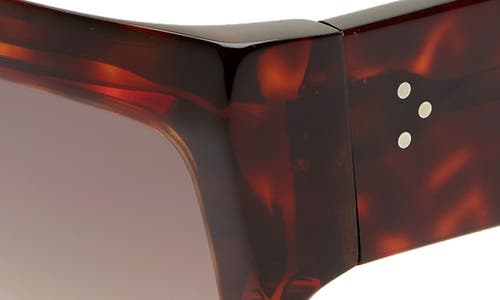 Celine Woman Sunglass Cl40092i In Dark Havana/gradient Brown