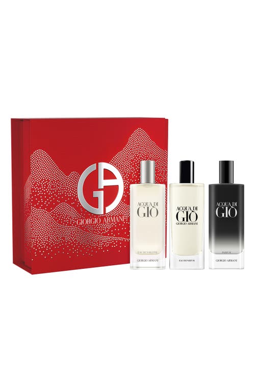 ARMANI beauty Acqua di Gio 3-Piece Fragrance Gift Set $110 Value 