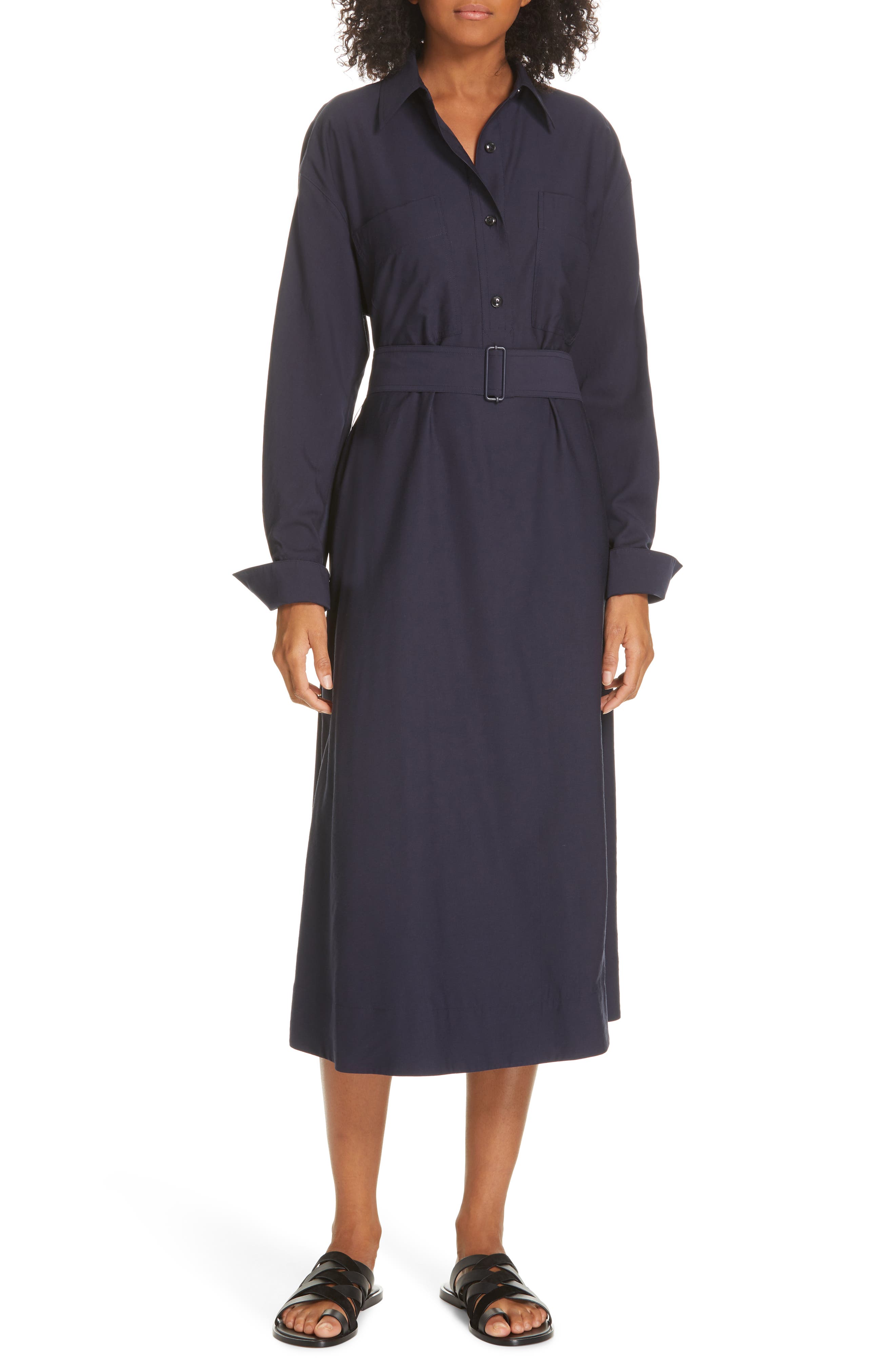 vince utility shirtdress